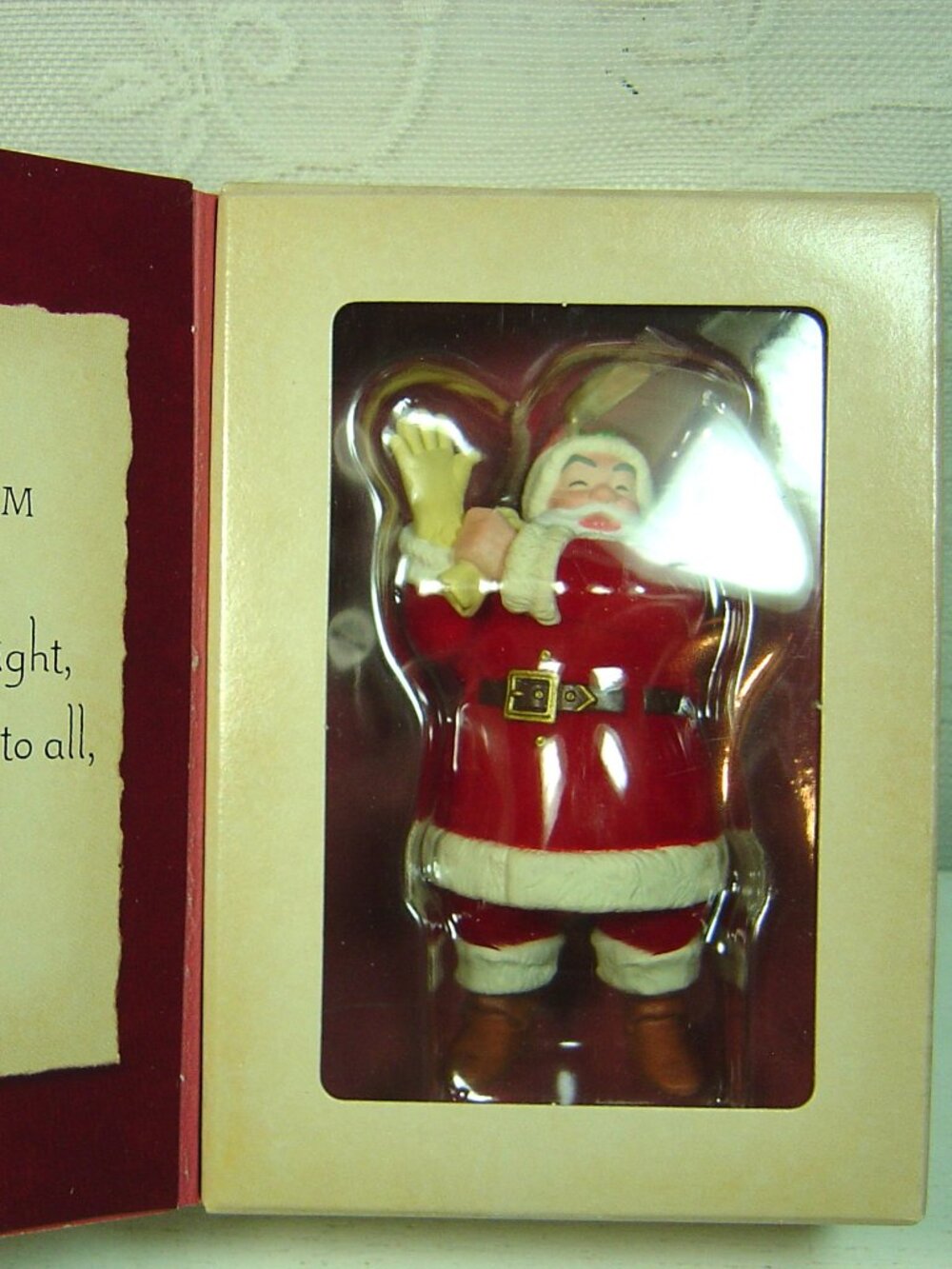 Hallmark ornament-Twas the Night Before Christmas-Volume 4-2001-Santa Claus